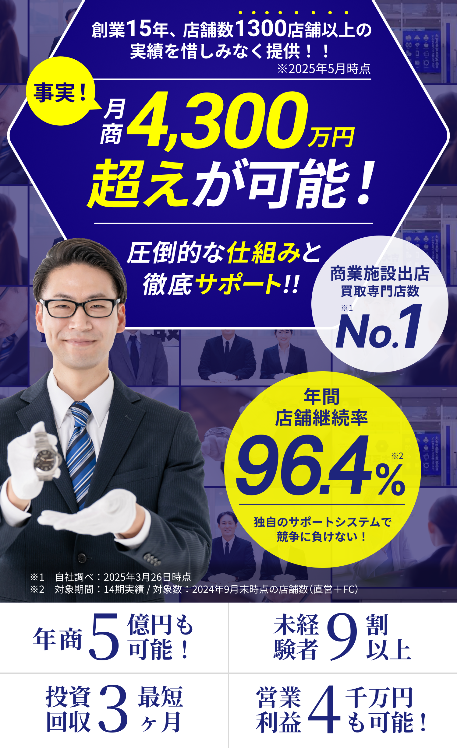 未経験でも安心の独立開業